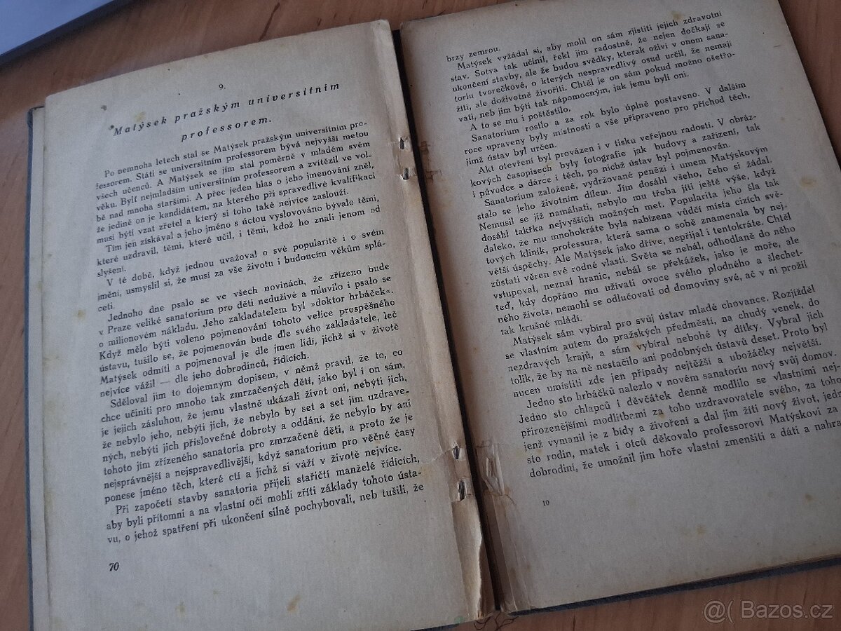 Kniha z roku 1919 DOKTOR HRBÁČEK Román dítěte H.Špolc - 7