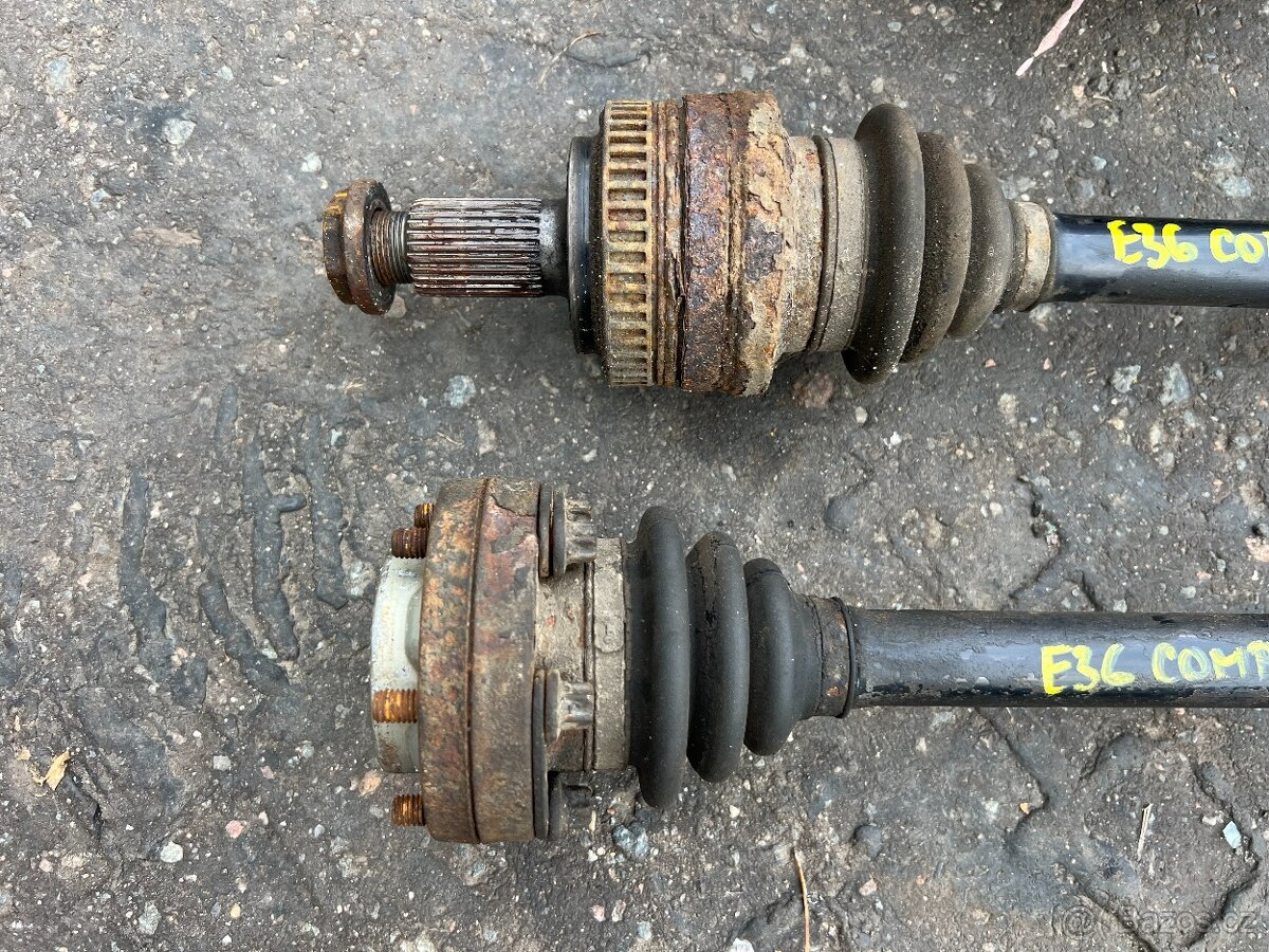 BMW E36 316i 1,9 diferenciál 3,23 + poloosy - 7