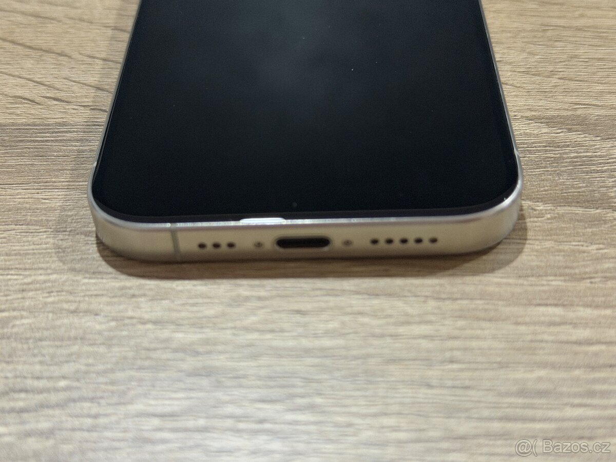 iPhone 15 Pro 128 GB bílý titan v záruční době - 7