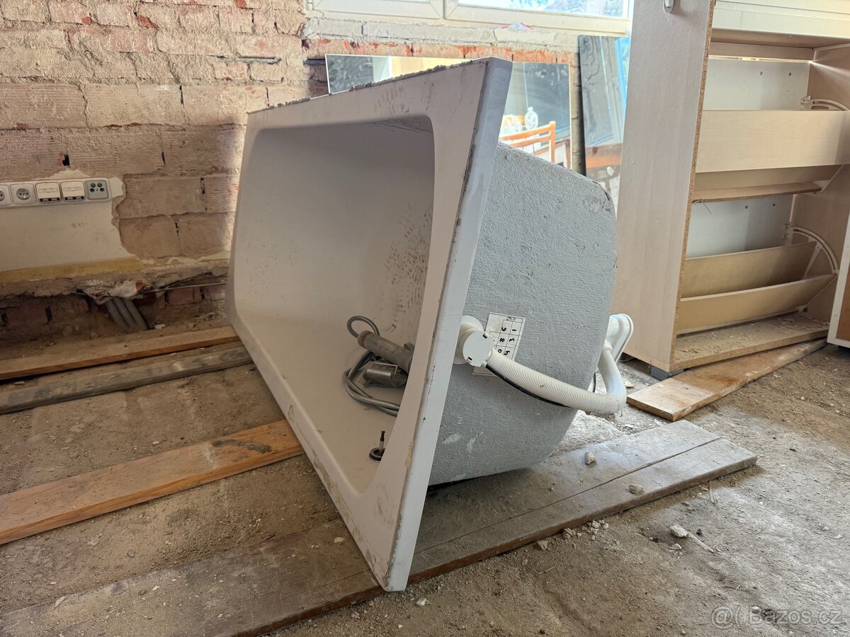 Vana smaltovaná 170x75 cm + sifon, nožičky, Brno-Chrlice - 7