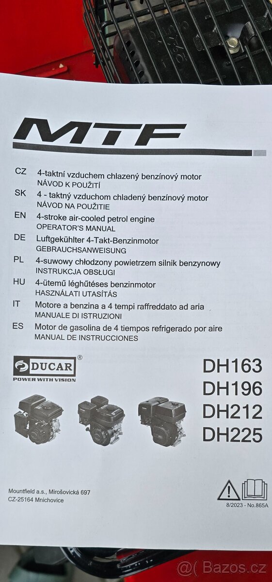 Motorový drtíč MTF - 7