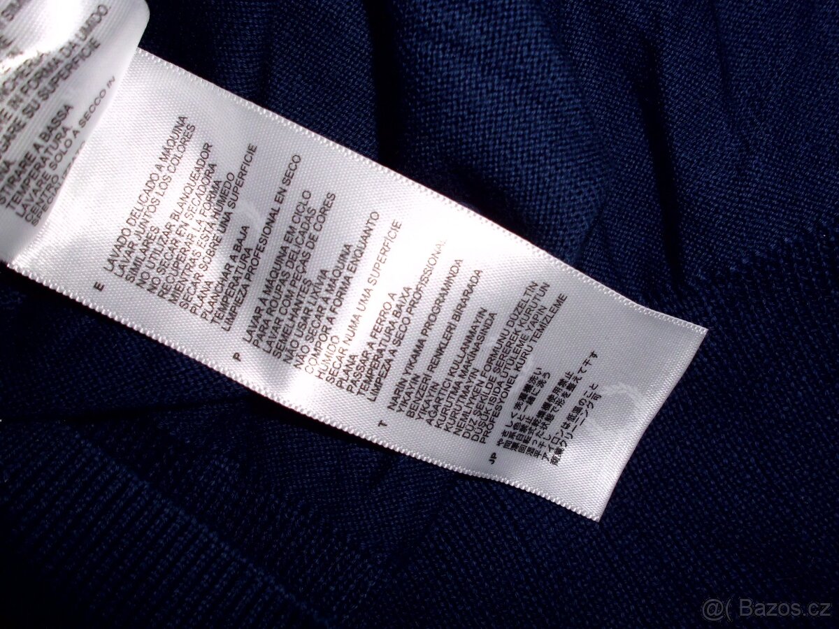 Fred Perry pánsky sveter tmavomodrý XL - 7