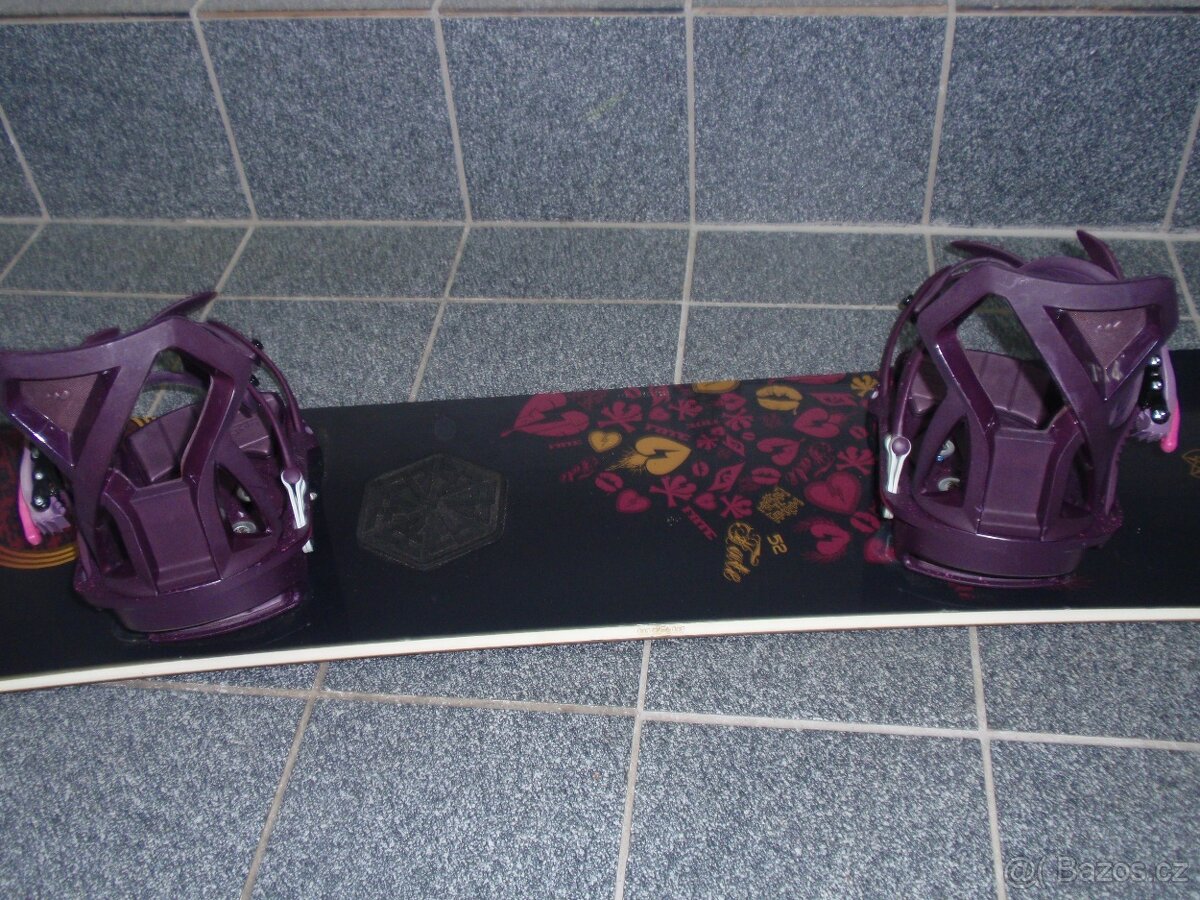 SUPER DÍVČÍ SNOWBOARD NITRO FATE 152 CM+WEDZEW VÁZÁNÍ - 7