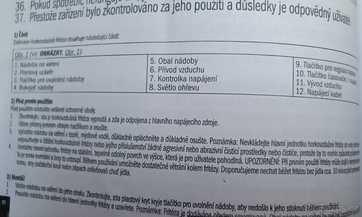 Horkovzdušná fritéza Delimano - 7