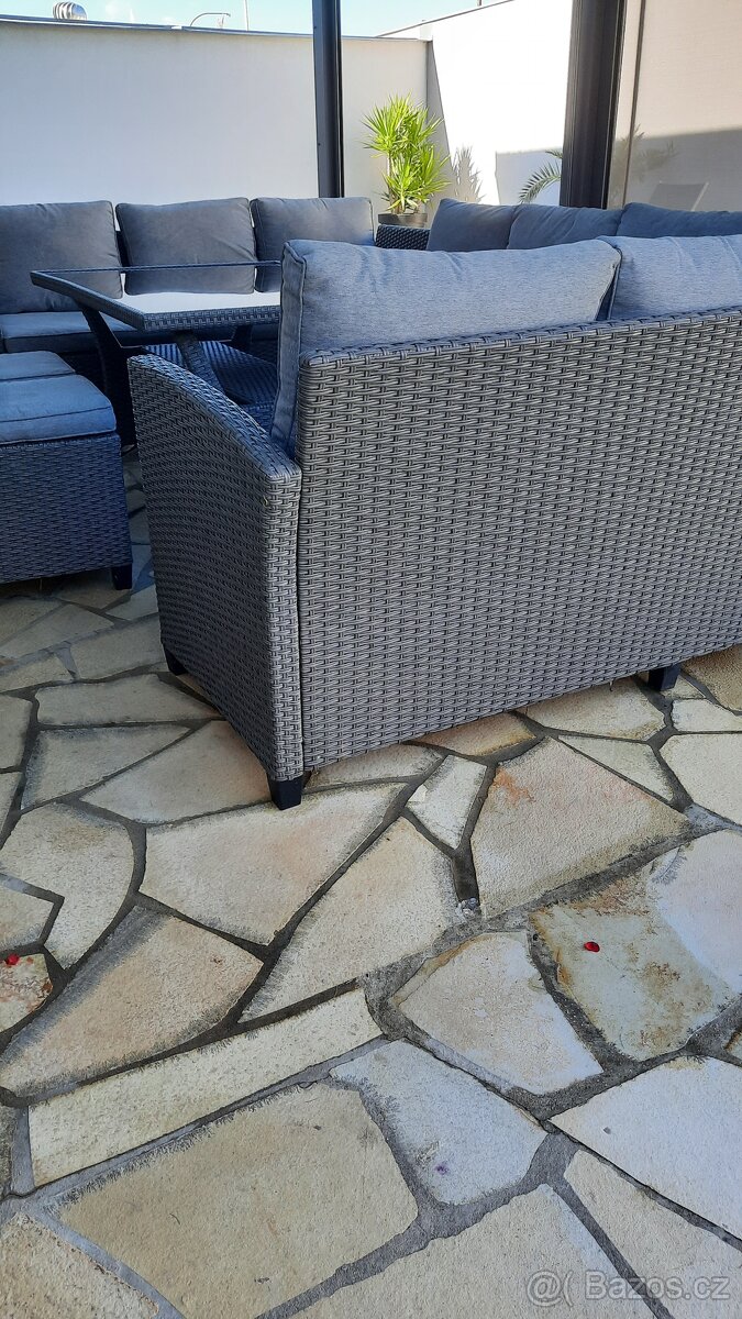 Relaxační Ratanová SESTAVA NA TERASU - 7