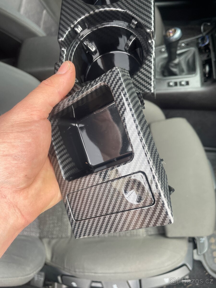 Nový držák na nápoje BMW E46 CARBON LOOK - 7