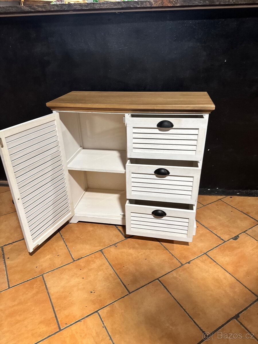 NOVÁ Krásná bílá komoda Provence - 7