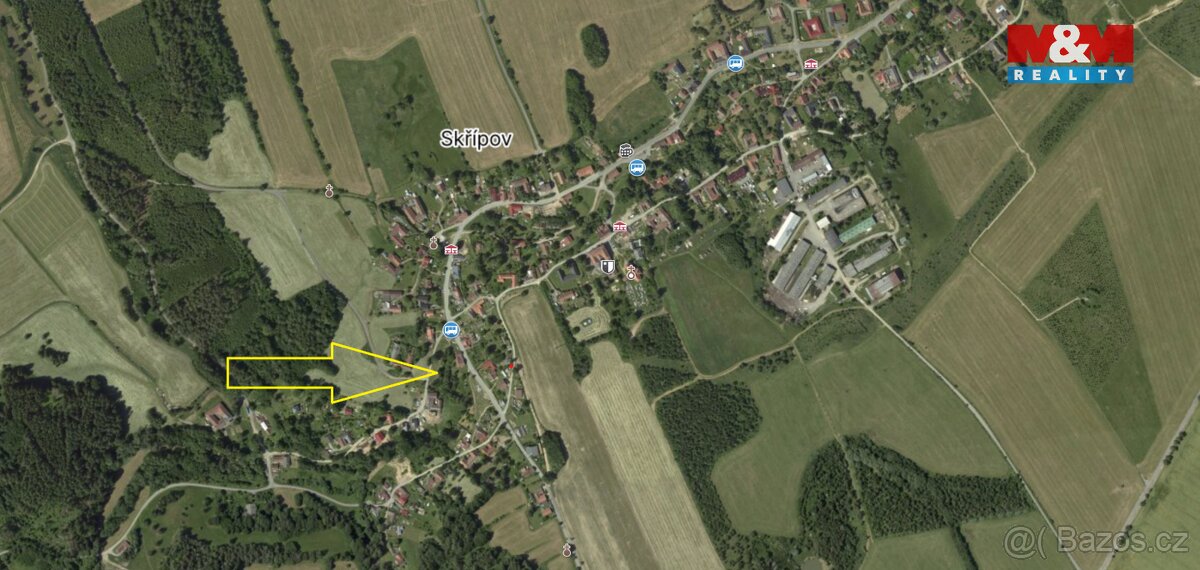 Prodej louky, 1278 m², Skřípov - 7