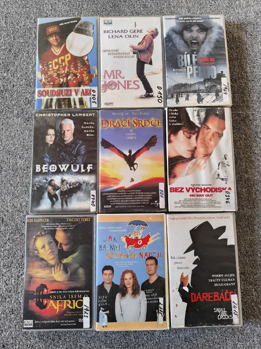 VHS kazety - 7