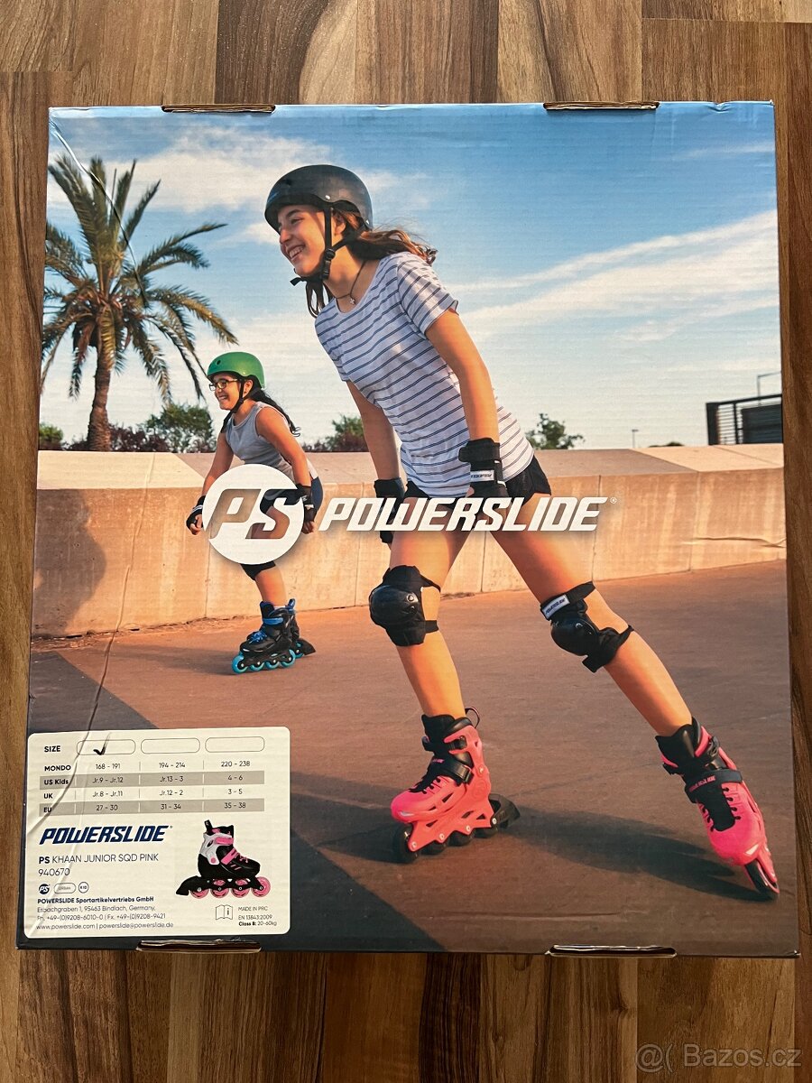 Dětské kolečkové brusle Powerslide Khaan Junior SQD Pink - 7