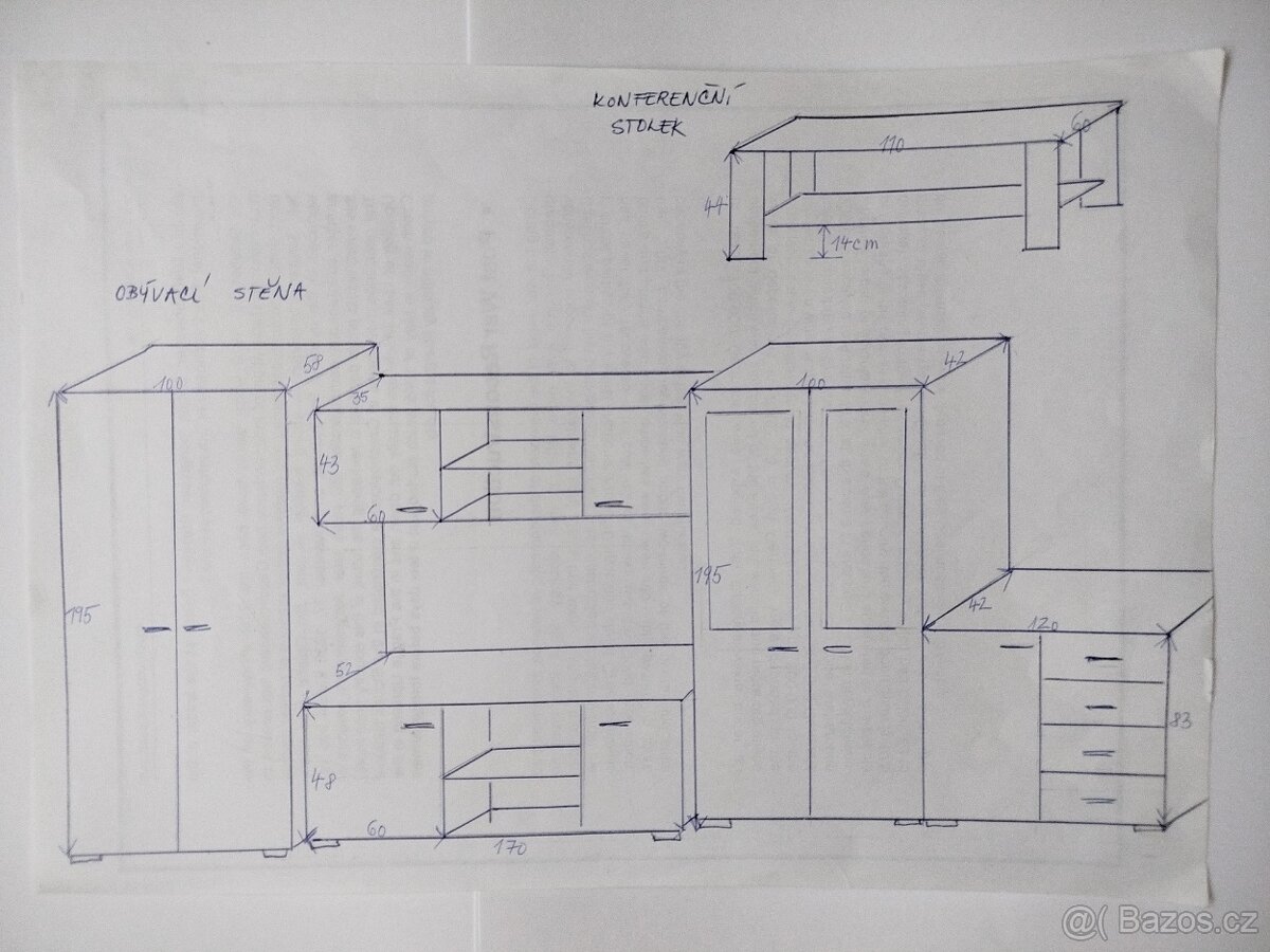 Obývací stěna - SLEVA - 7