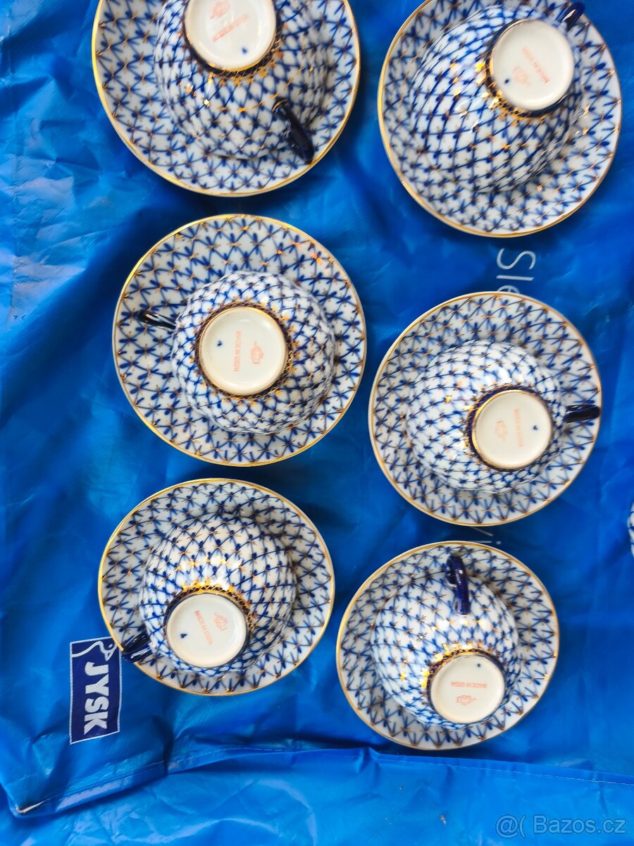 PORCELÁNOVÁ SOUPRAVA LOMONOSOV - 7