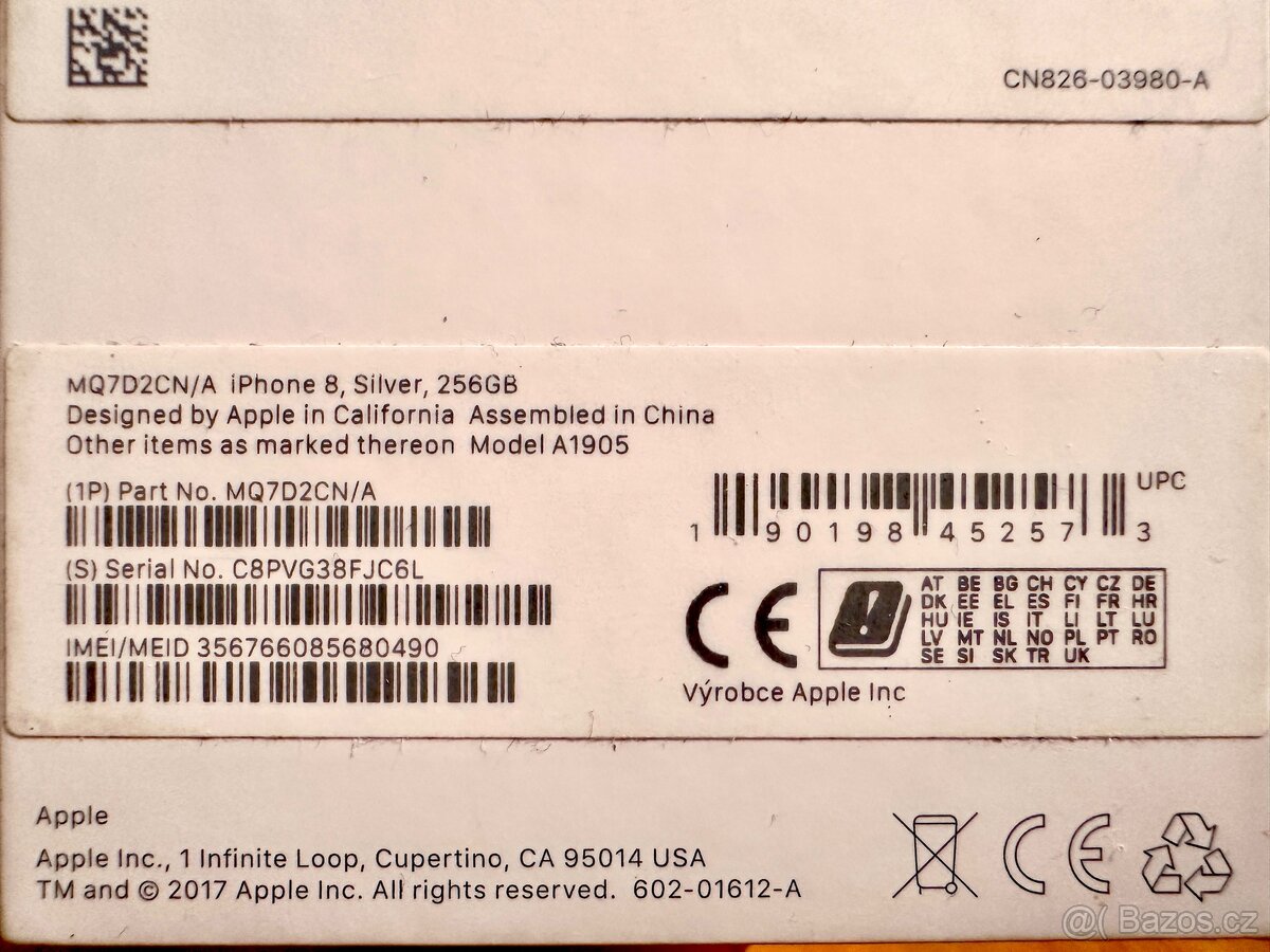 iPhone 8 Silver , 256GB - 7