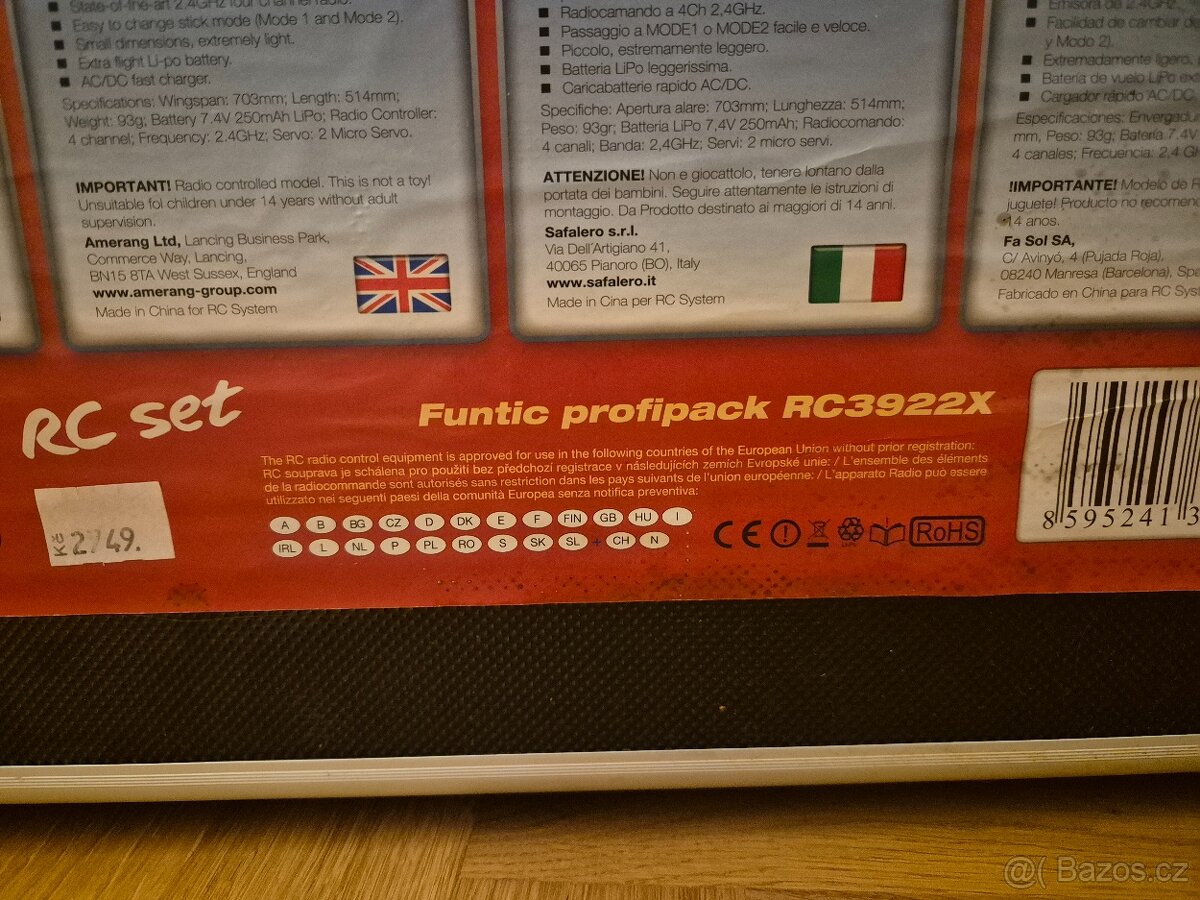 Model - větroň FUNTIC RC3922X - 7