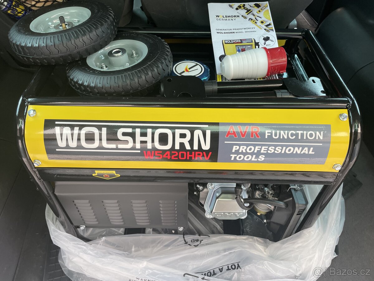 Nová benzínová elektrocentrála 230/400V 3,9/7,3kW - 7