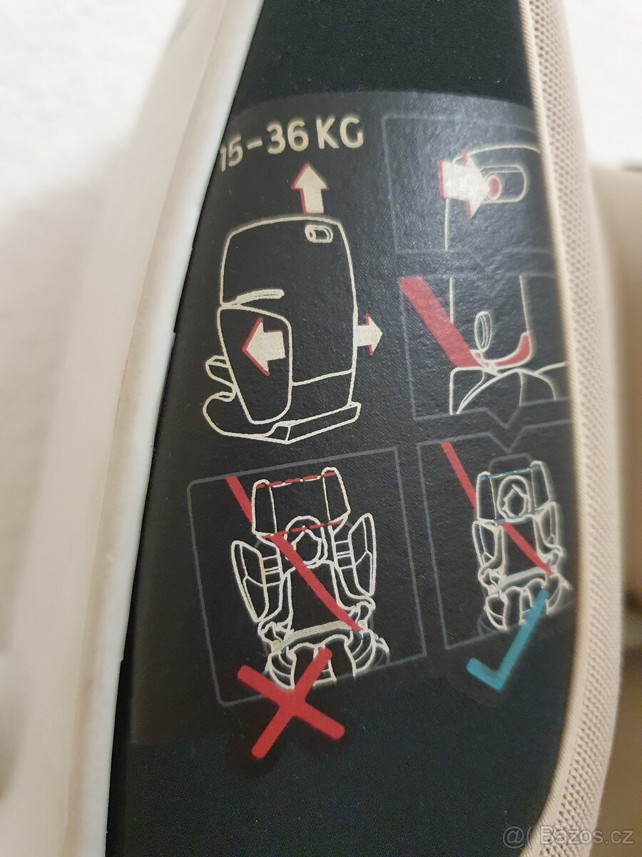 Autosedačka Concord Transformer T 15-36 kg - 7