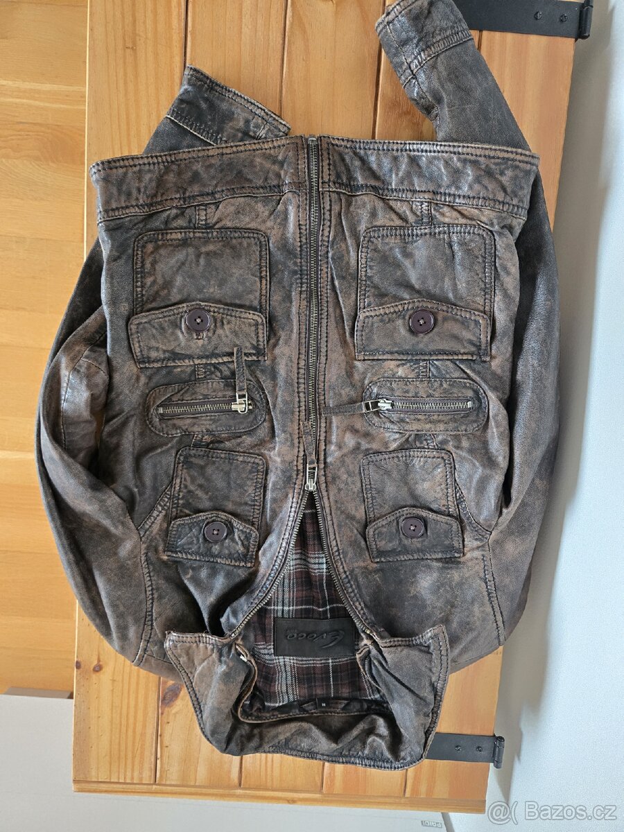 Dámská značková Kožená bunda - 7