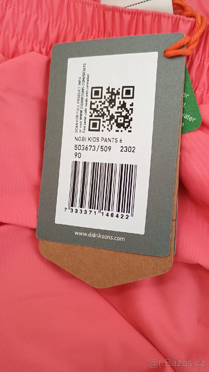 Outdoorové kalhoty didriksons nobi vel.90 - 7