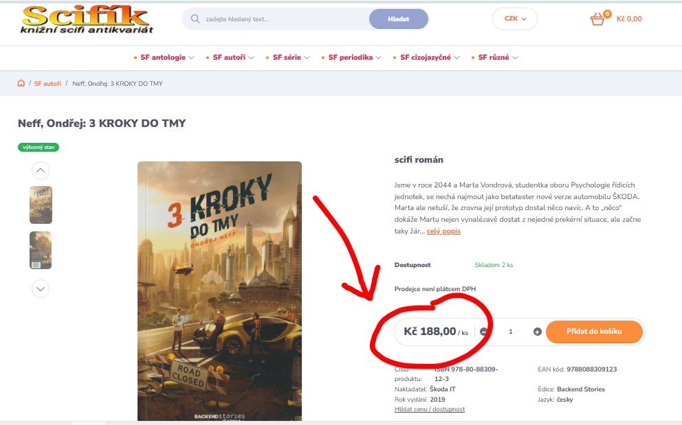 Ondřej Neff - 3 kroky do tmy, sci-fi českého mistra fantasy - 7