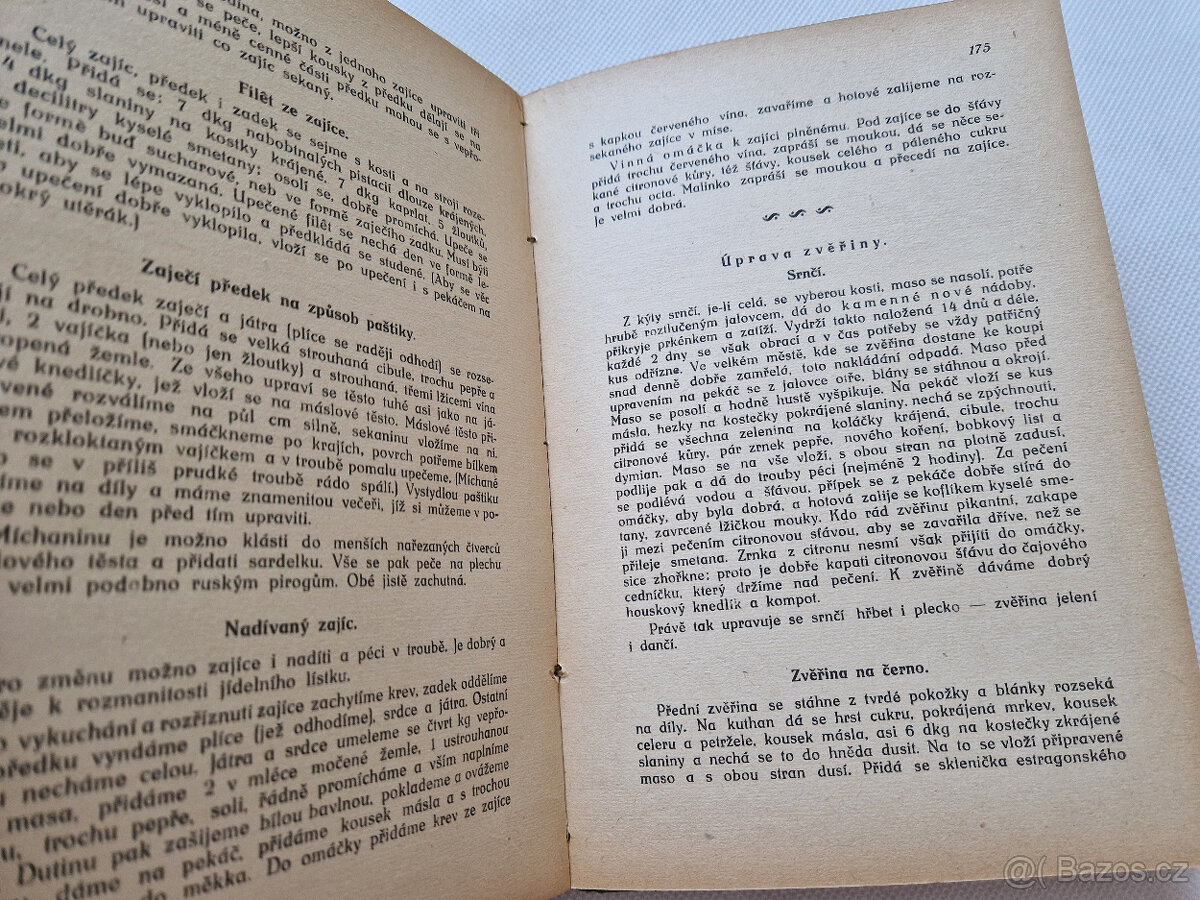 Kuchařka Zlatá kniha českých hospodyněk 1923 Kožmínová - 7