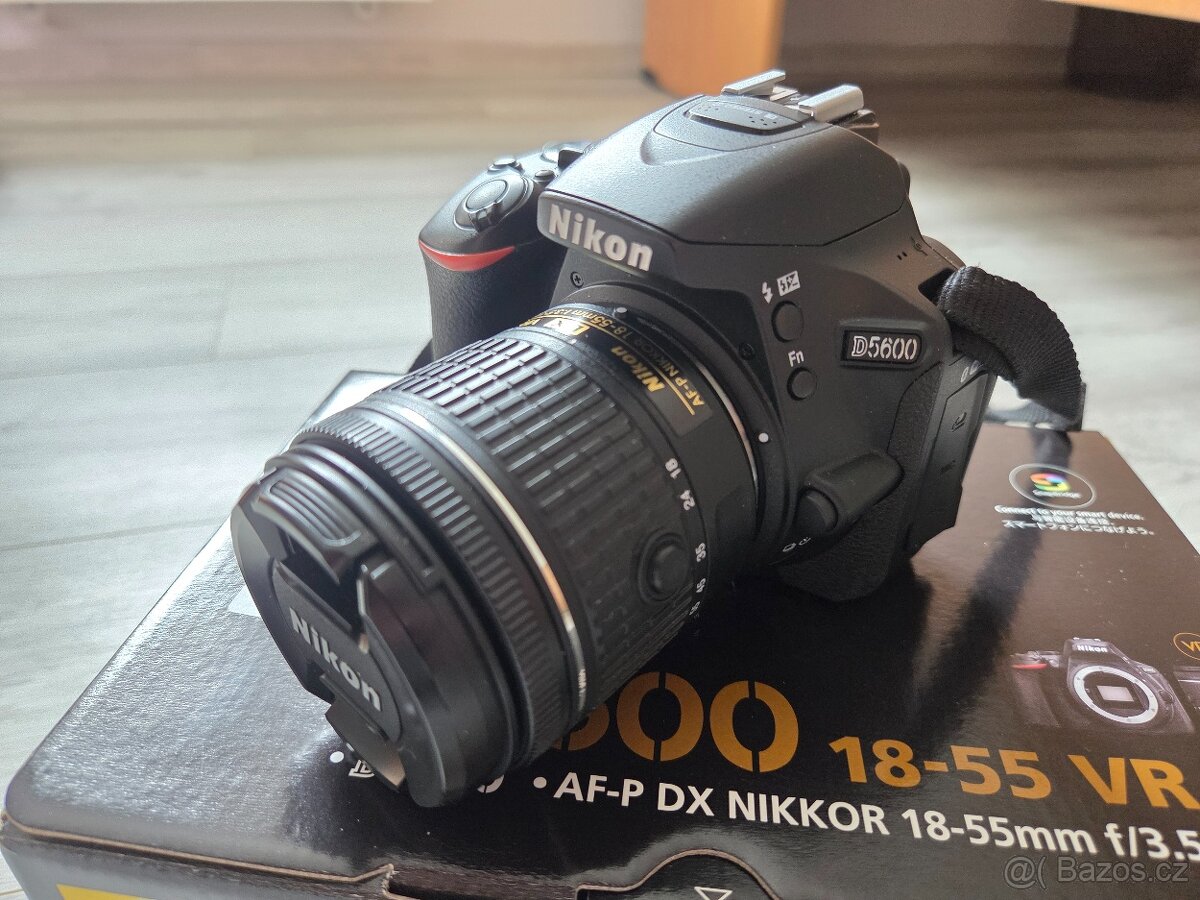 Nikon D5600 a objektiv 18-55 AF-P VR - JAKO NOVÉ - 7