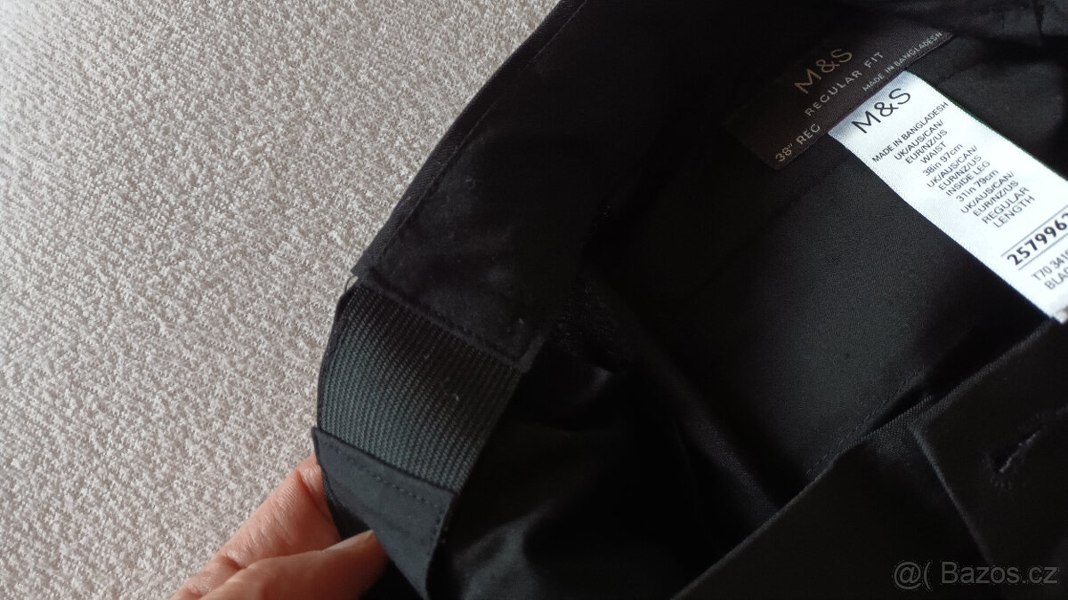 Pánské společenské kalhoty W38, Marks and Spencer ca xxl - 7