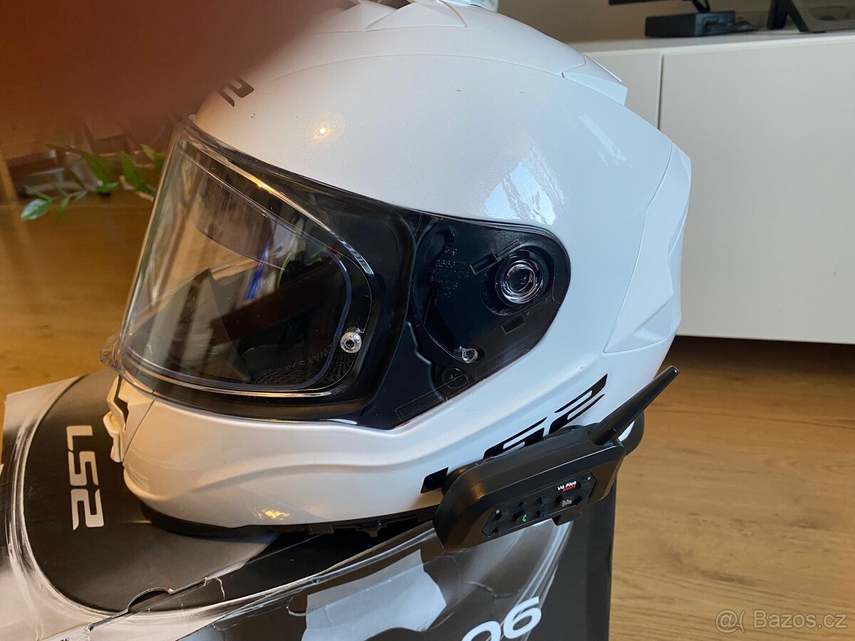 Moto přilba LS2 ff800 solid + interkom+ pinlock - 7