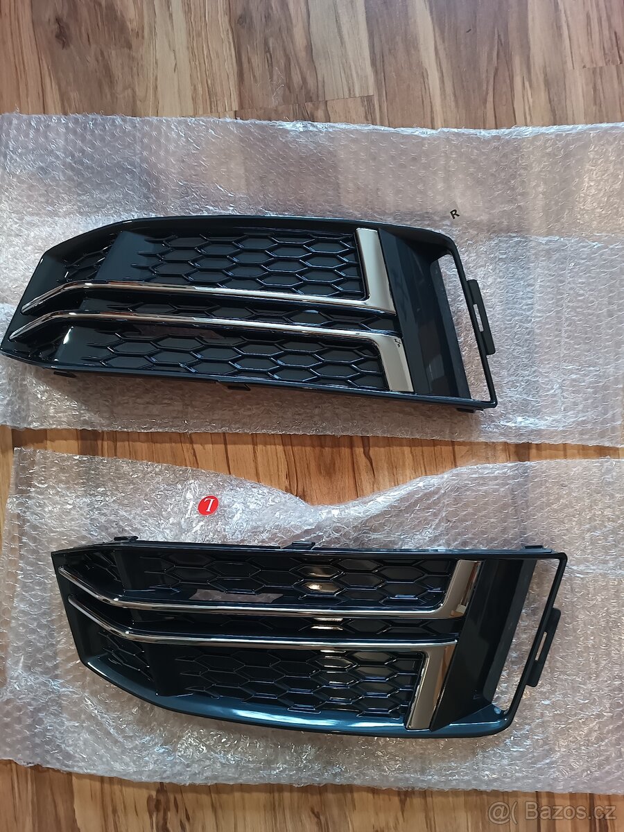 MŘÍŽKA NÁRAZNÍKU AUDI A4 B9 S-LINE - 7