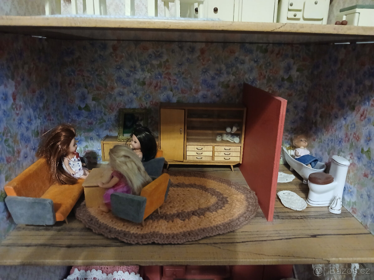 Retro domeček pro panenky - 7
