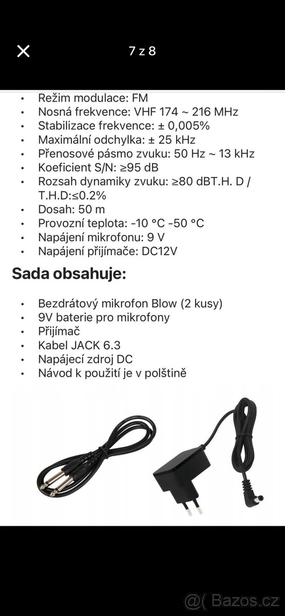 Bezdrátové mikrofony Blow - 7