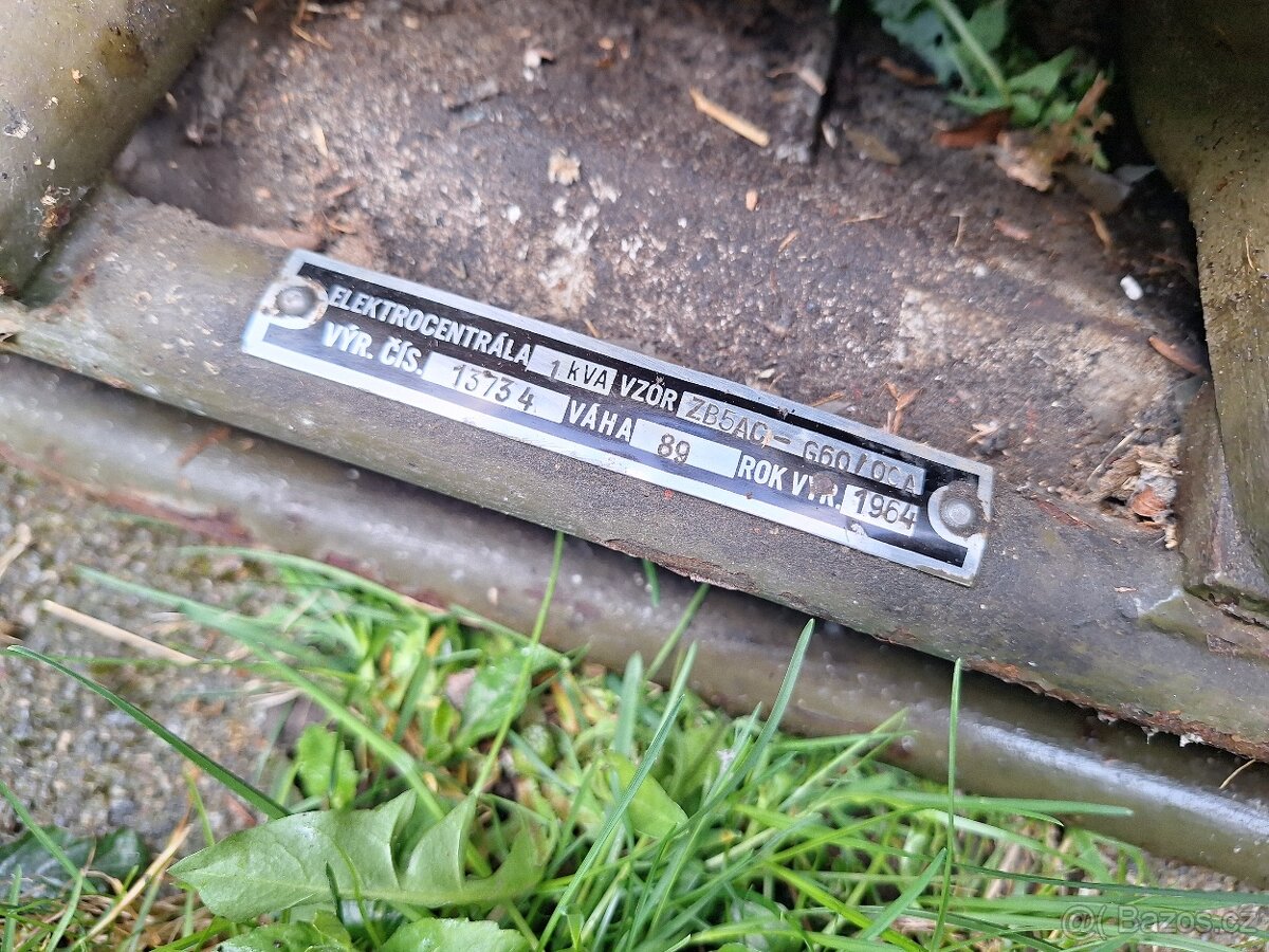 Elektrocentrála ZB5AC, 1kVA - 7