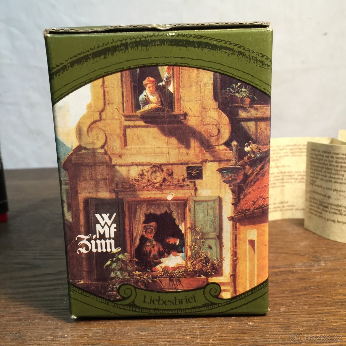 korbel číše na pivo WMF cín Carl Spitzweg certifikát - 7