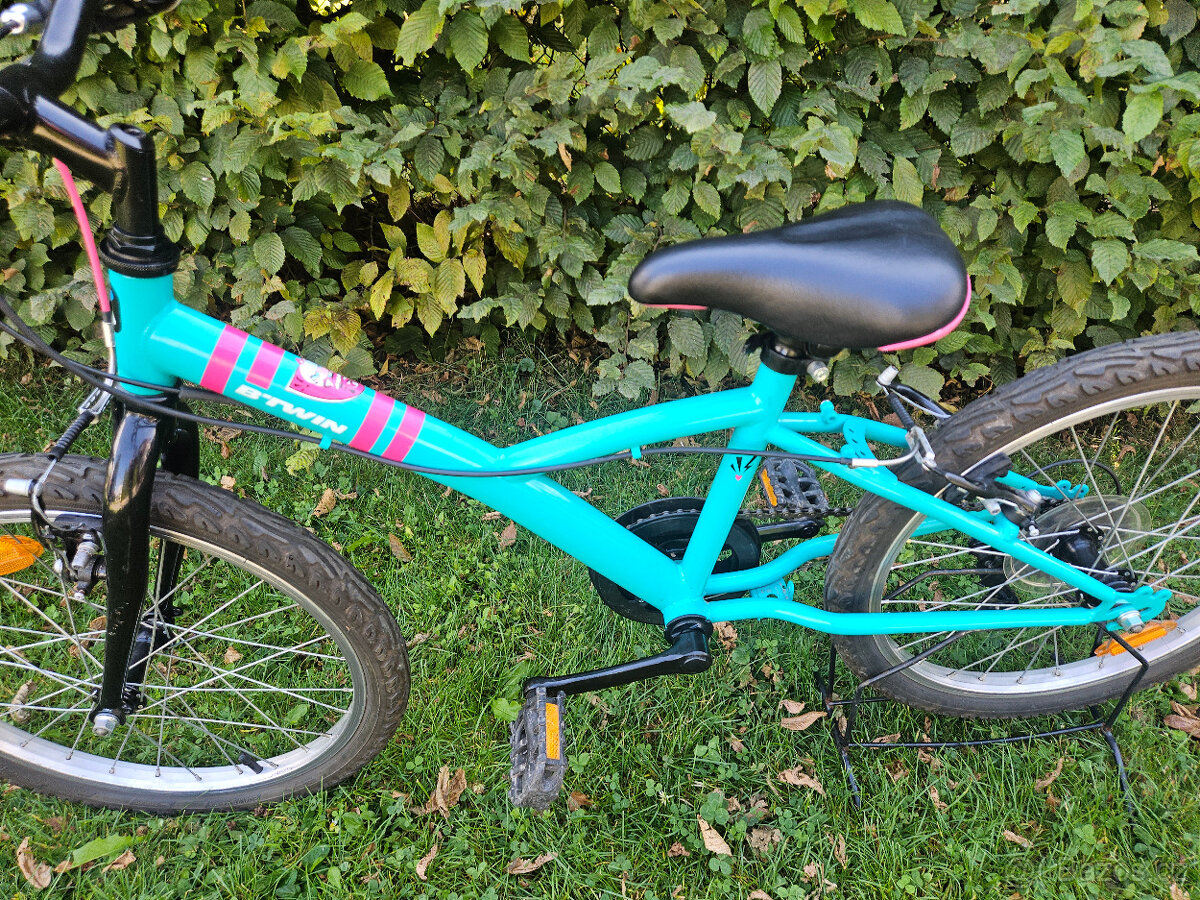 20" dětské dívčí horské kolo B-TWIN, rám 10" - 7