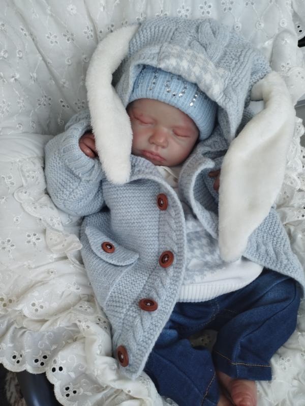 Zajíčková 2 dílná sada - 48% merino - 7