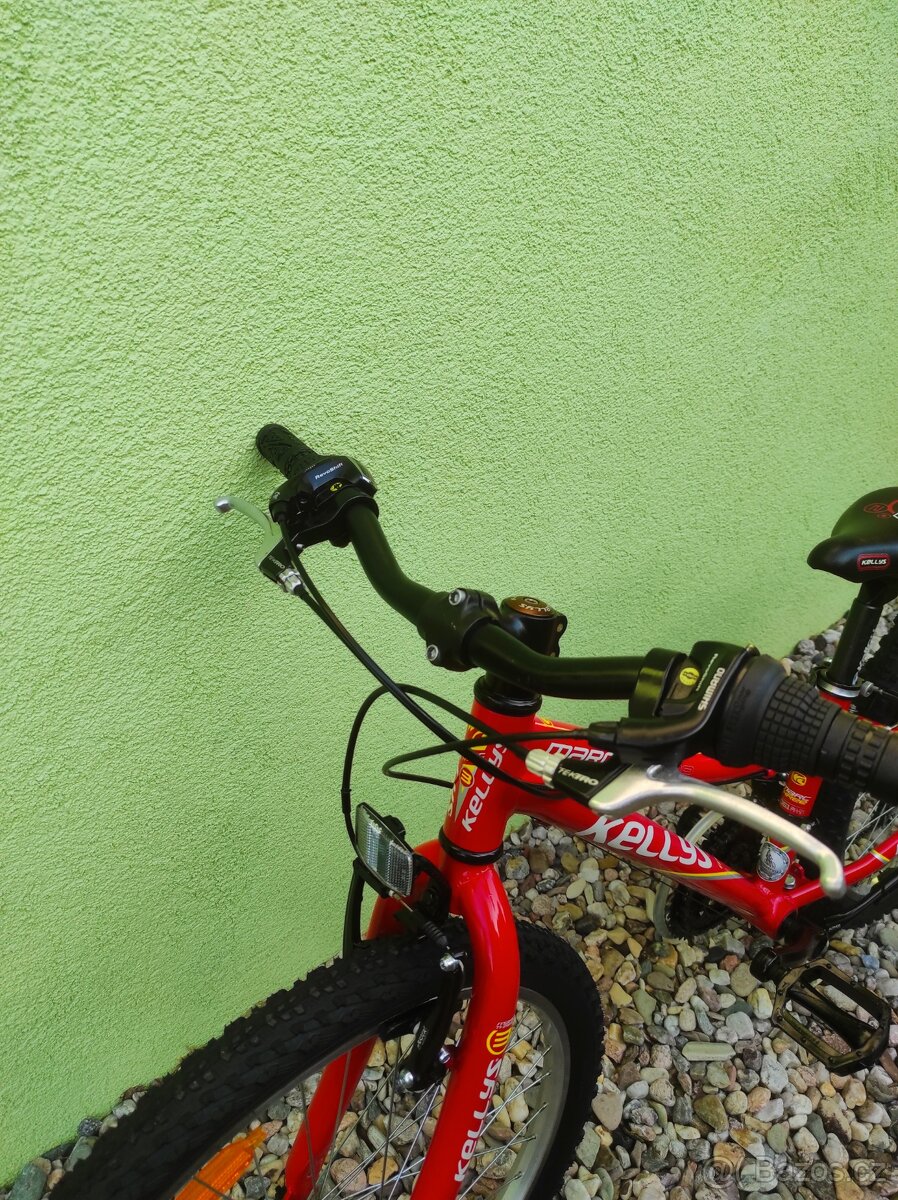 Značkové dětské kolo KELLYS 24" (ČERVENÁ) - 7
