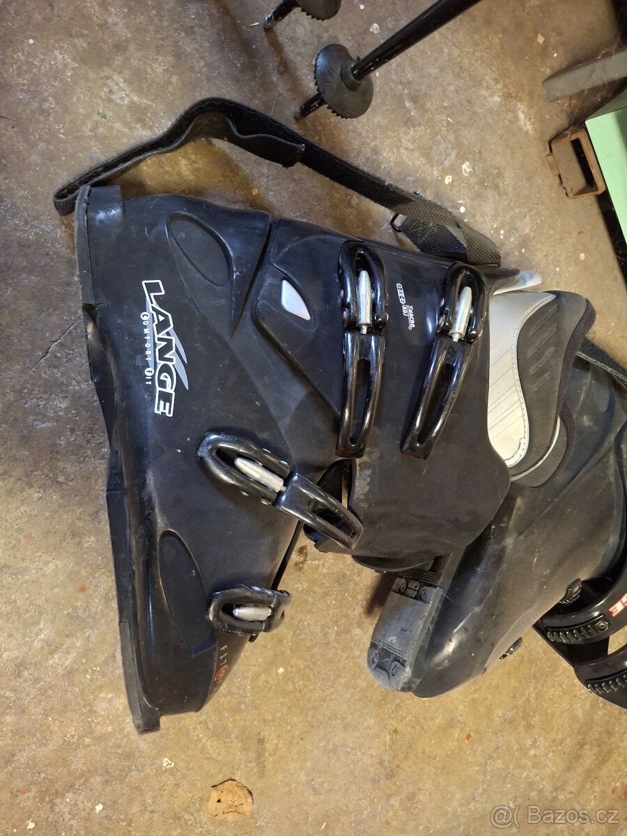 Lyže Tiger Volkl 163 cm s lyžáky a hůlkami blizzard - 7