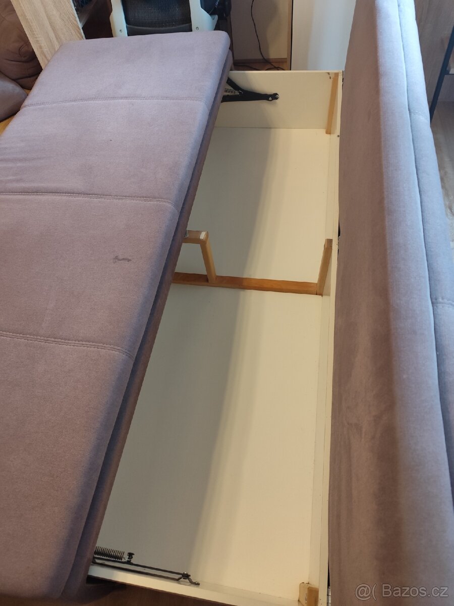 Pohovka rozkládací s úložným prostorem - 7