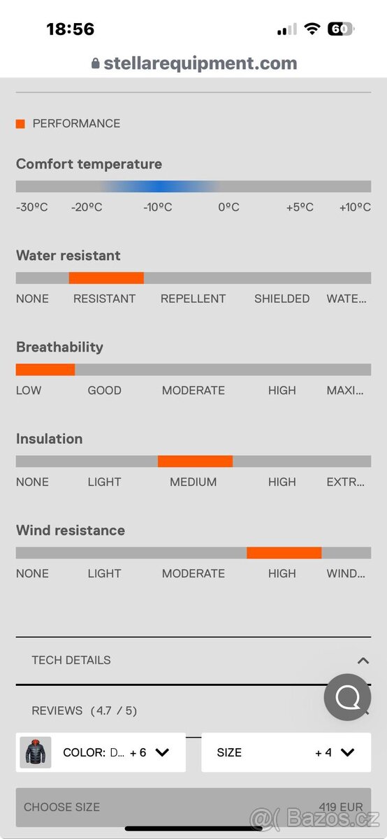 Zimní péřová bunda Stellar Equipment - 7