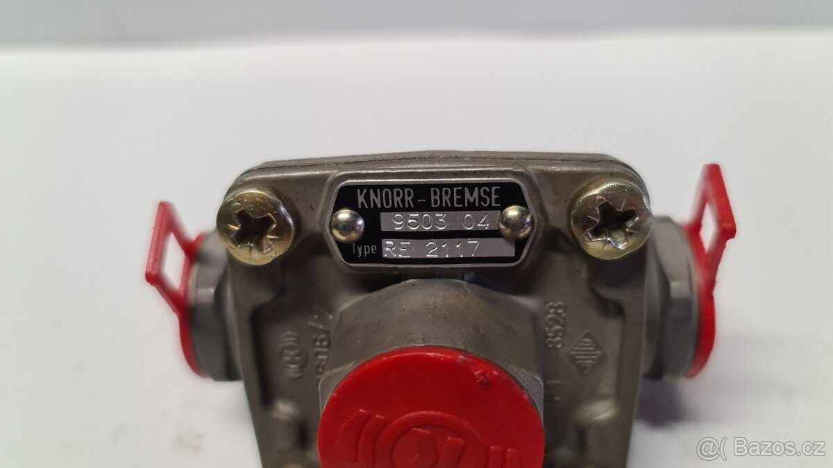 Reléový ventil KNORR-BREMSE 9503 04 Type RE 2117 - 7