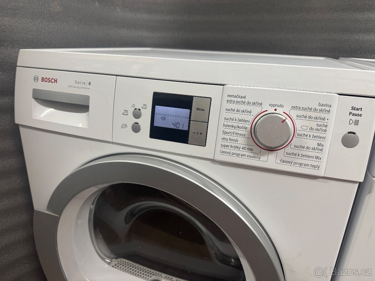 Pračka a sušička Bosch na 8kg prádla A+++ - 7