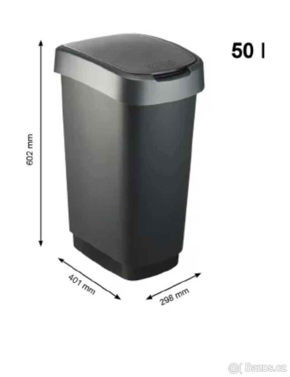 Odpadkový koš Rotho 50 l - 7