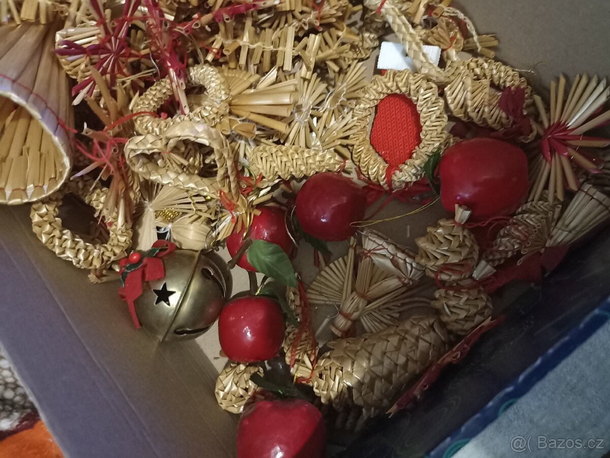 Slaměná dekorace sada - 7