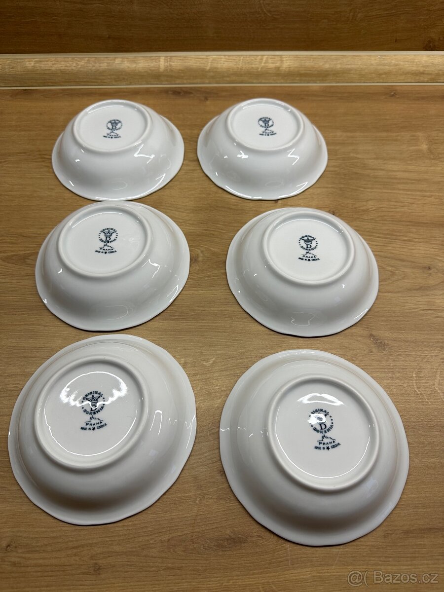 Sada 6 kusů misek Praha na kompot průměr 13 cm - 7
