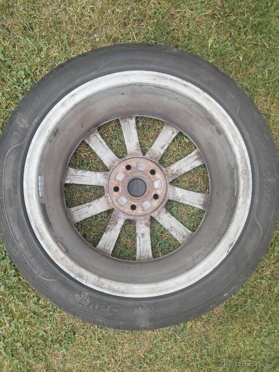Alu disky R17, letní pneu 225/45r17 - 7