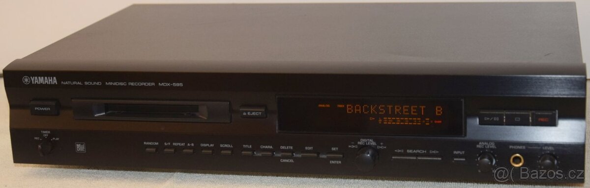 Minidisc deck Yamaha MDS 595,Top stav, Dálkové ovl.,MD disky - 7