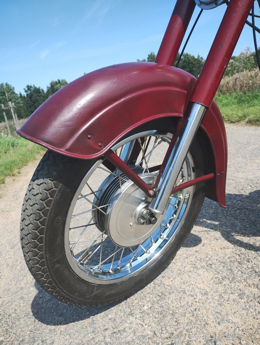Původní jawa kývačka 250/353 1957 po kompletní renovaci - 7