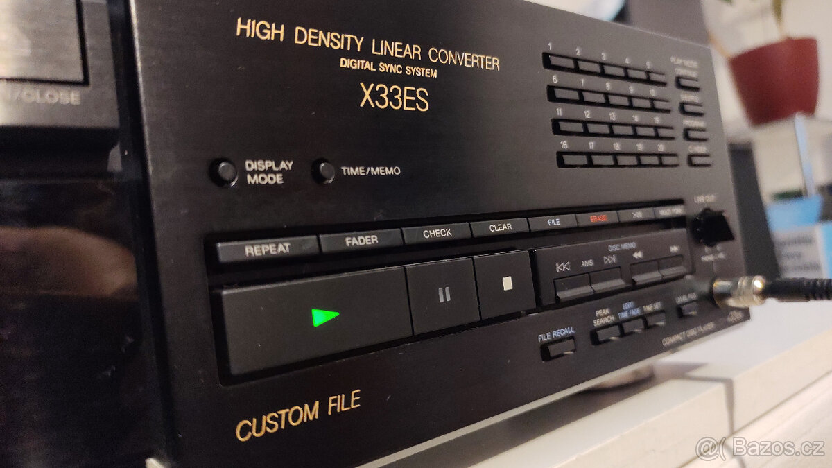 SONY CDP-X33ES Stereo CD Player + Příslušenství - 7