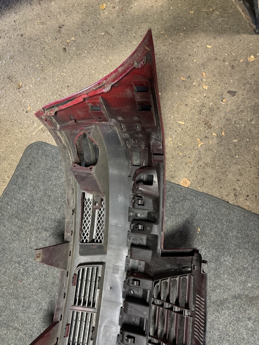 Přední nárazník VW Sharan 2000-04 červený - 7