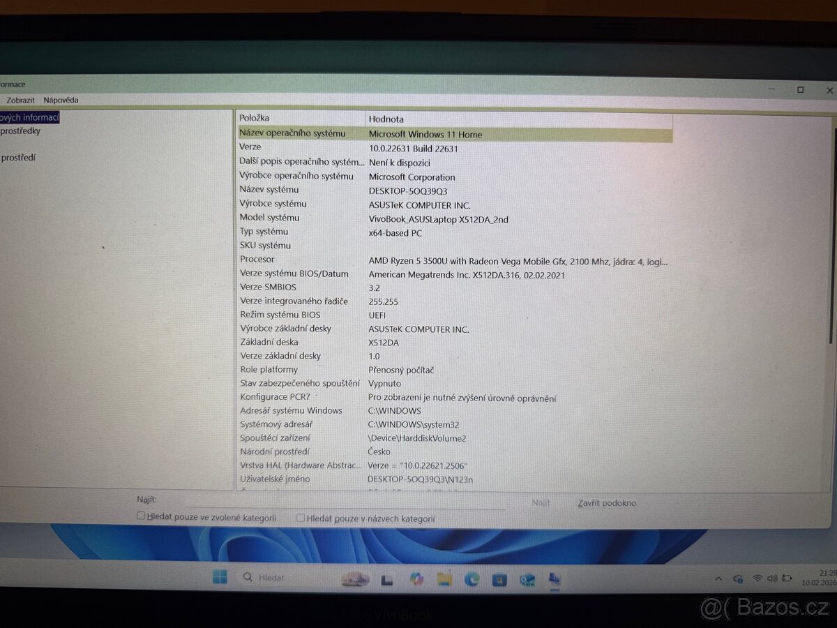 ASUS VivoBook 15 X512DA - 7