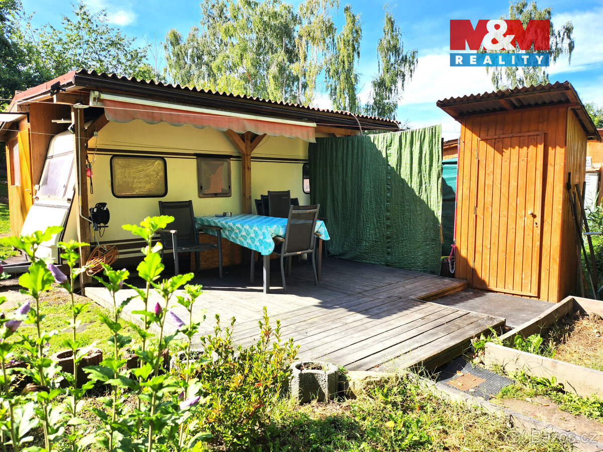 Prodej, karavan s dřevěnou přístavbou, Hradec u Kadaně - 7